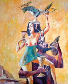 Obraz Wino Pokoju, I. Kulik